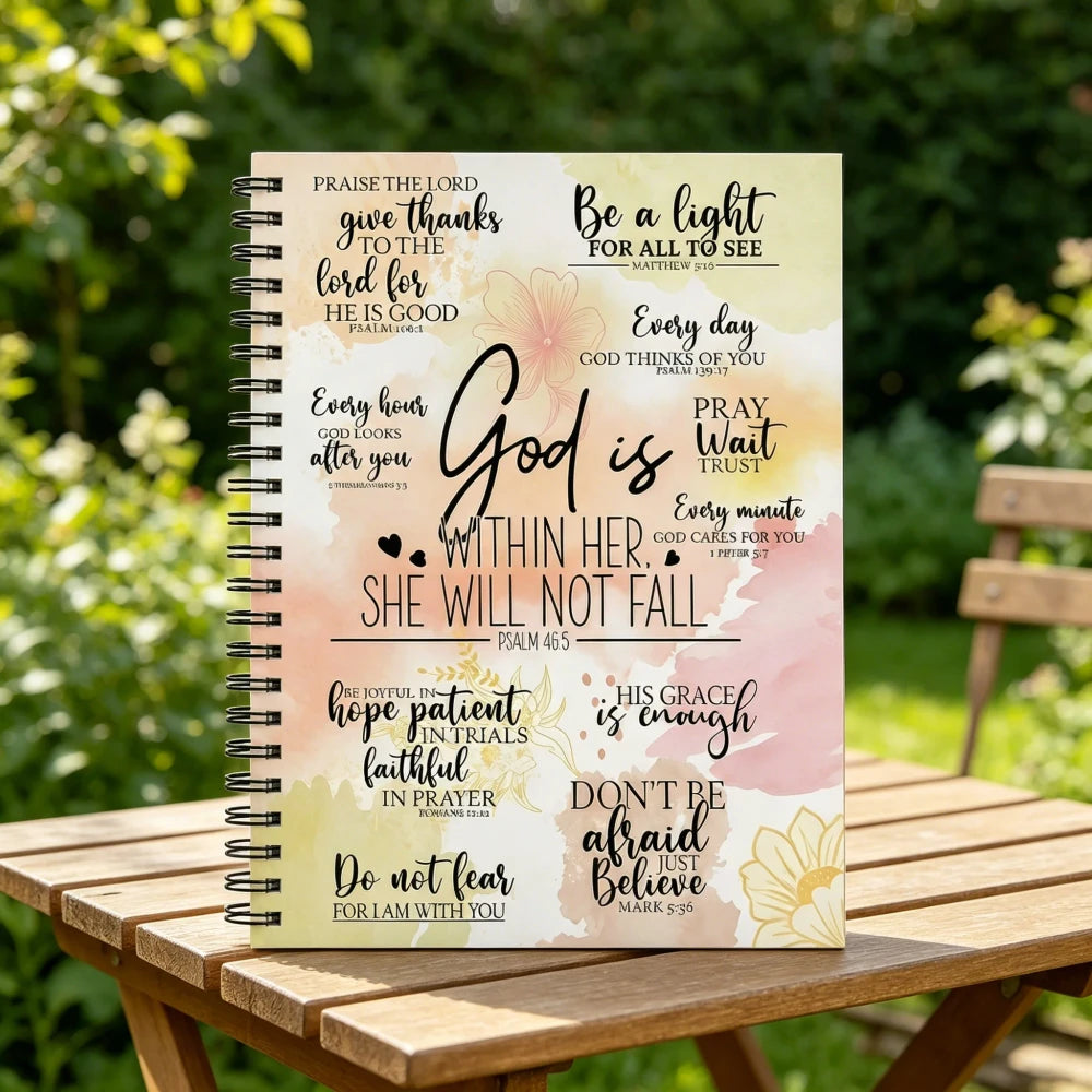 Faith Inspired Spiral Notebook