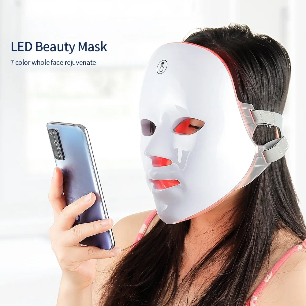 Wireless LED Facial Rejuvenation Mask