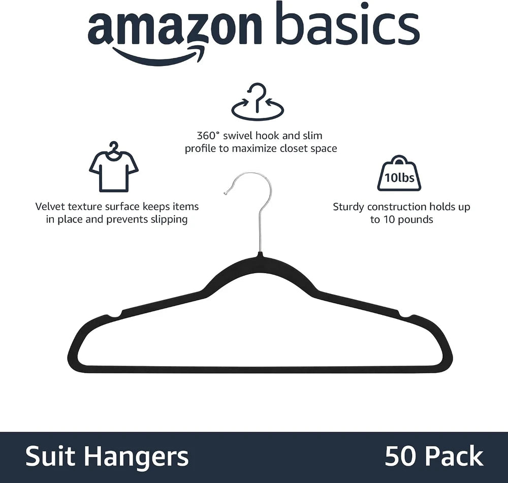 Slim Velvet Suit Hangers