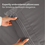 Dark Grey Cooling Queen Sheet Set