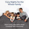 Dark Grey Cooling Queen Sheet Set