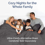 Dark Grey Cooling Queen Sheet Set