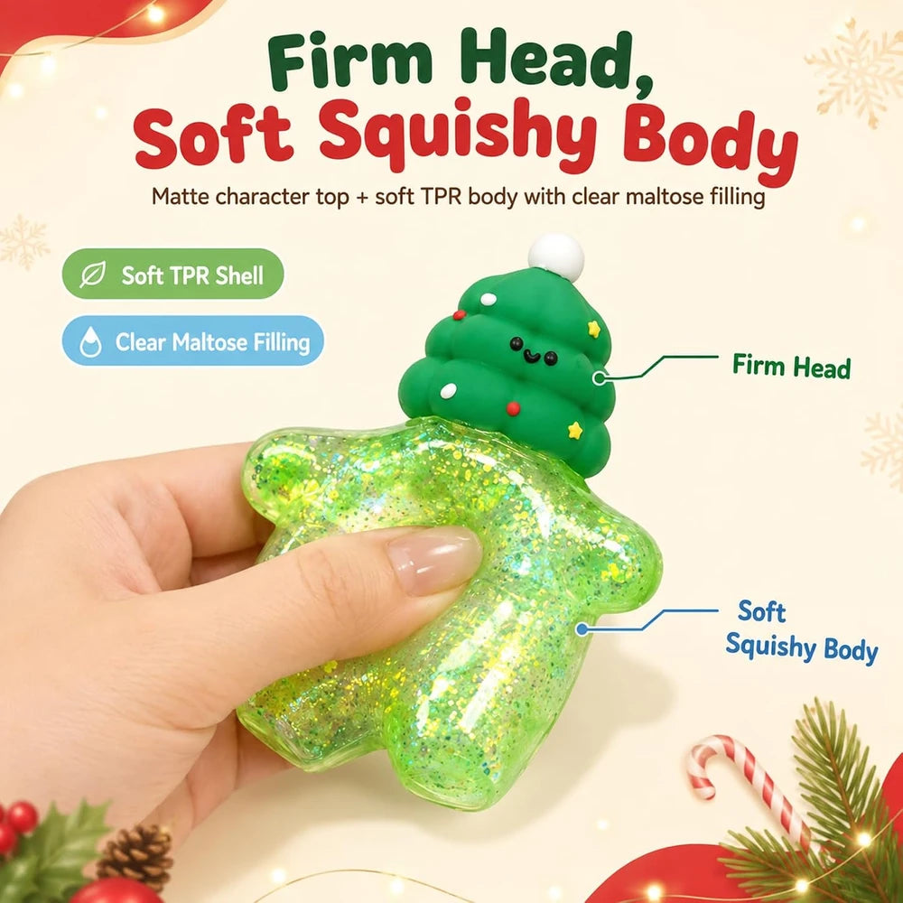 Christmas Glitter Squishy Set