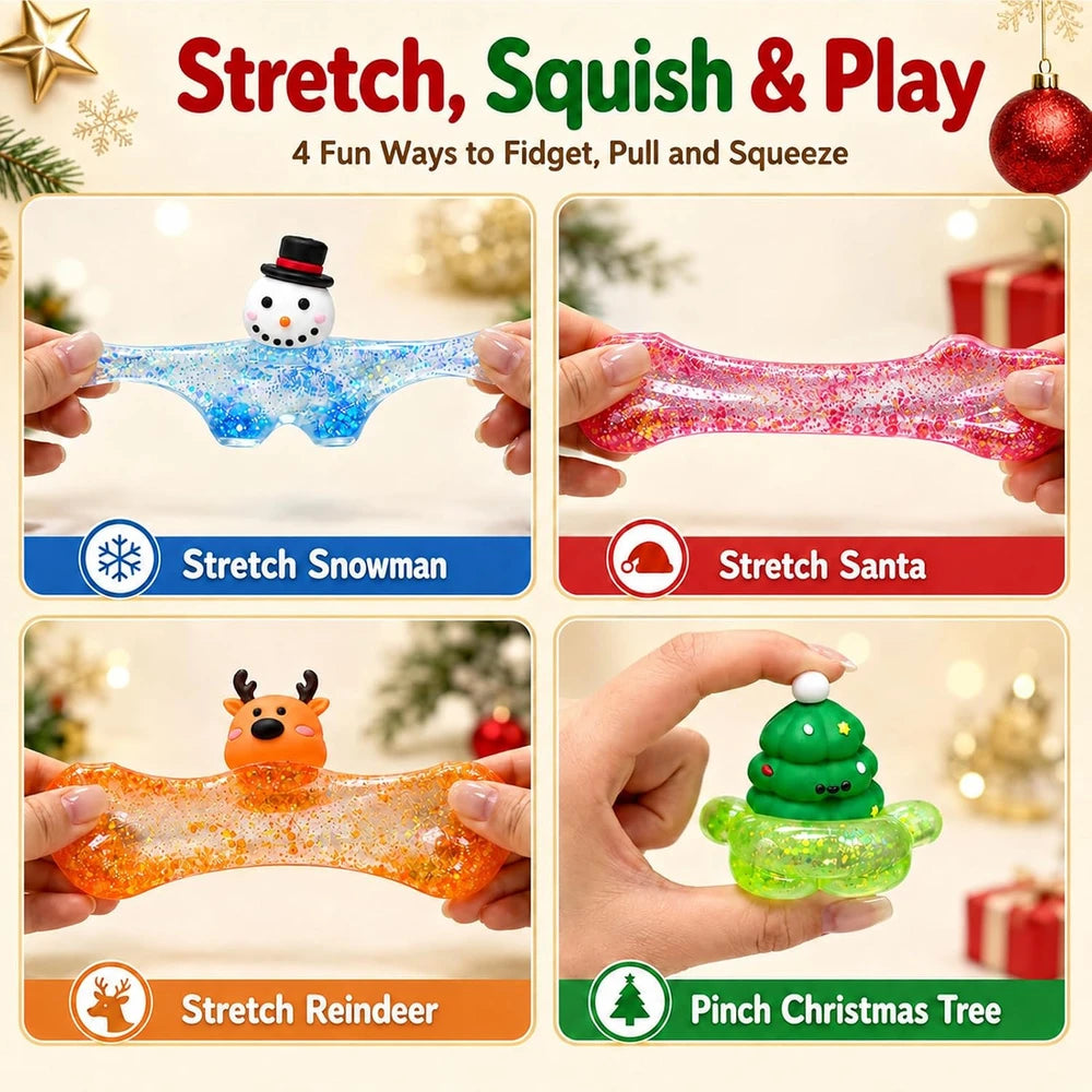 Christmas Glitter Squishy Set