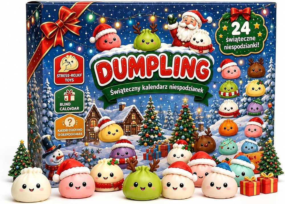 Christmas Advent Calendar With Soft Squishies Figures