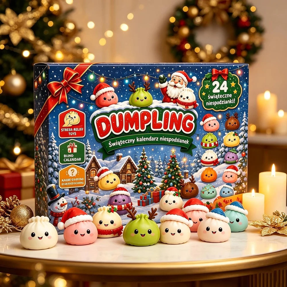 Christmas Advent Calendar With Soft Squishies Figures
