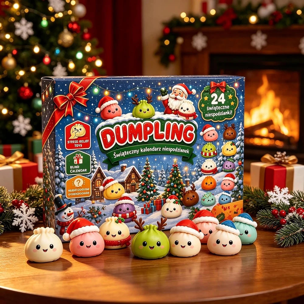 Christmas Advent Calendar With Soft Squishies Figures