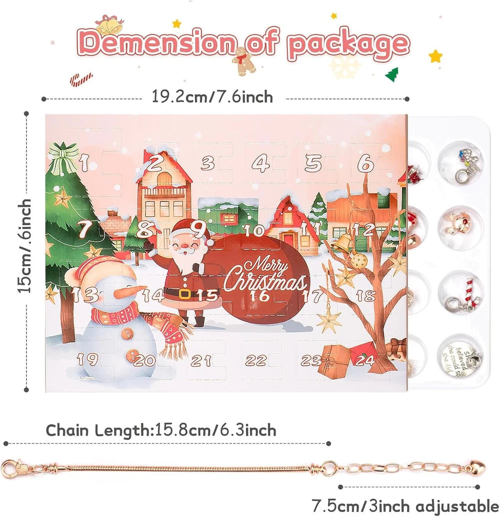 Girls DIY Charm Bracelet Advent Calendar