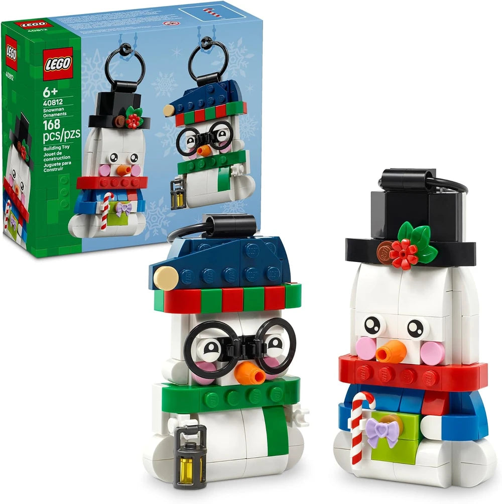 LEGO Snowman Ornaments