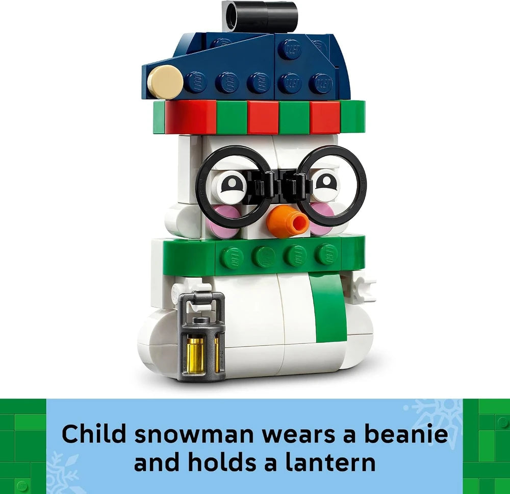 LEGO Snowman Ornaments