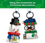 LEGO Snowman Ornaments